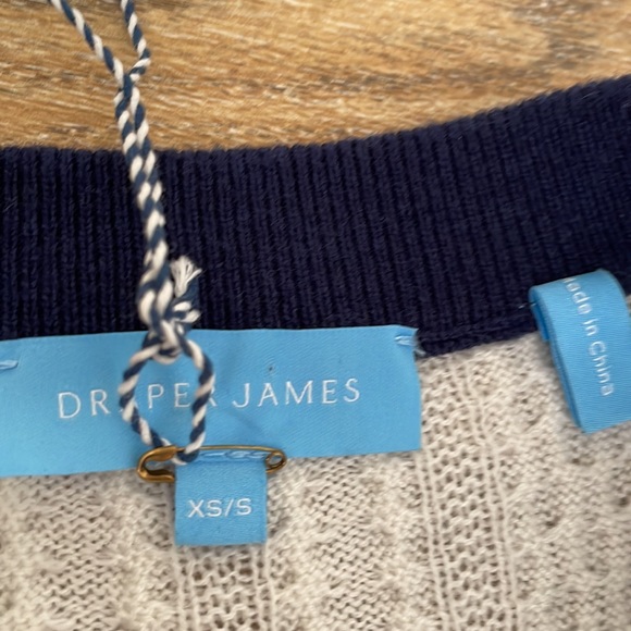 Draper James Windowpane Cable Cape NWT - Picture 4 of 13